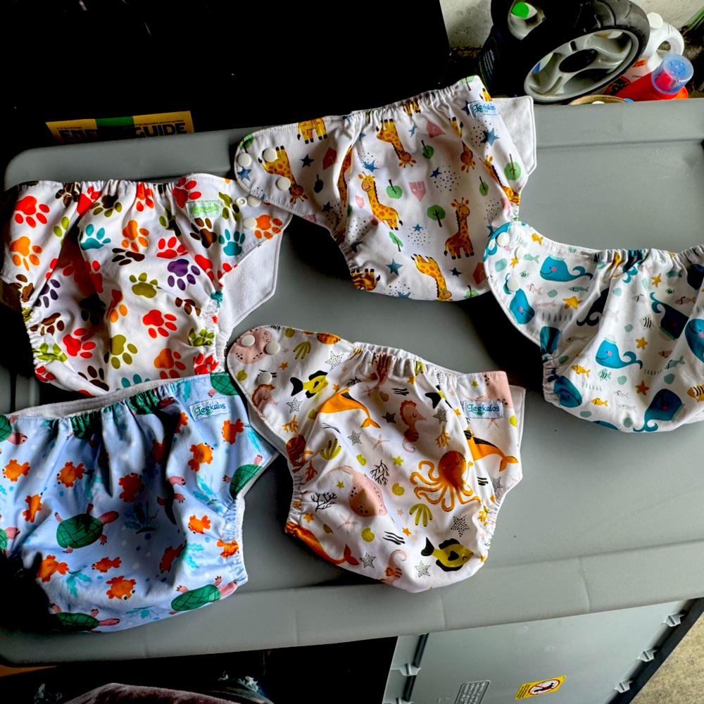 Playful Prints Kids Diaper Covers Set